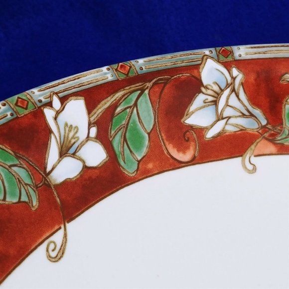 Serving Bowl Pasta Bowl Pfaltzgraff Pattern "Mission Flower" 11" Diameter - Picture 7 of 8